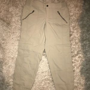 Athlete hiking capri